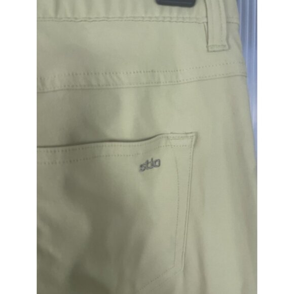 Stio Women Utility Pants Green Sz 6 Mid Rise Ankle Zipper Outdoor Hiking Travel - Picture 4 of 6